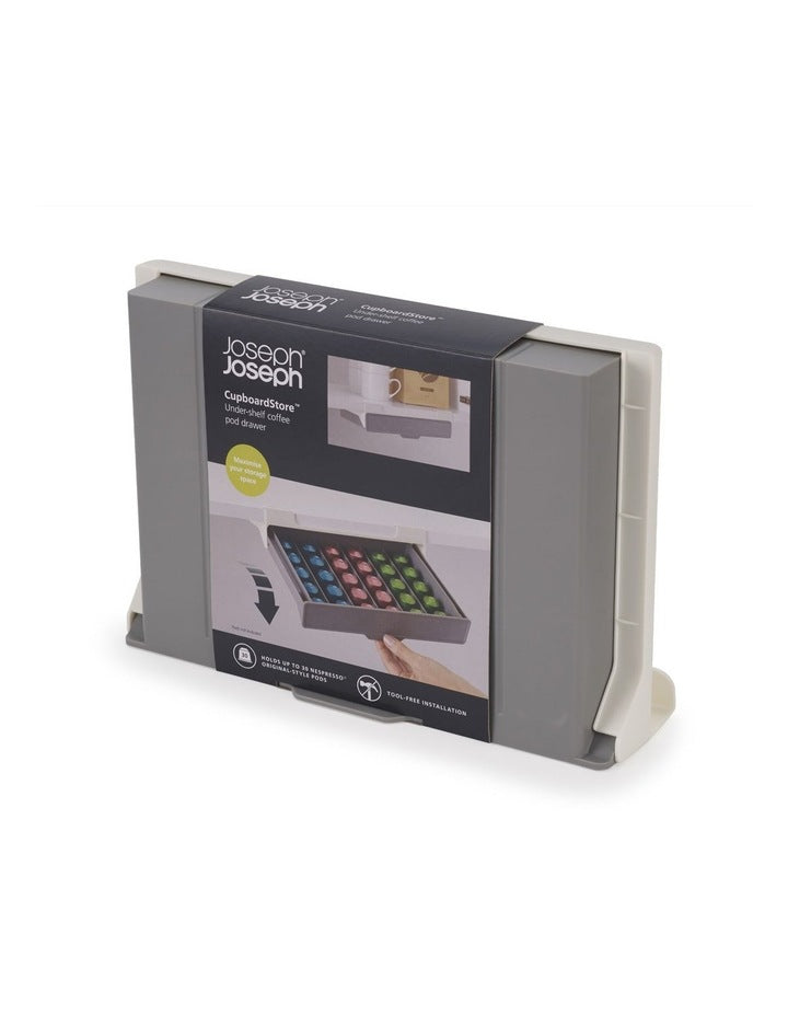 Cupboard Store Coffee Capsule Drawer in Grey