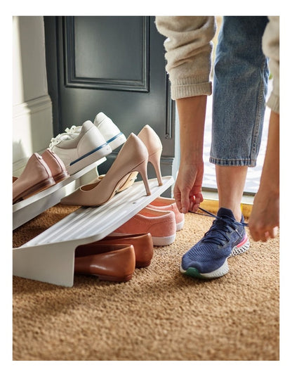 Shoe-In Large Shoe Rack in Ecru