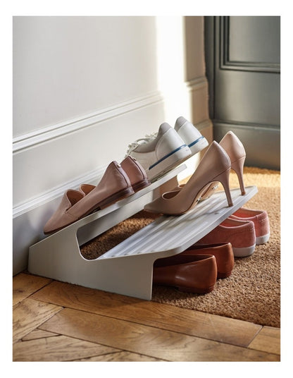 Shoe-In Large Shoe Rack in Ecru