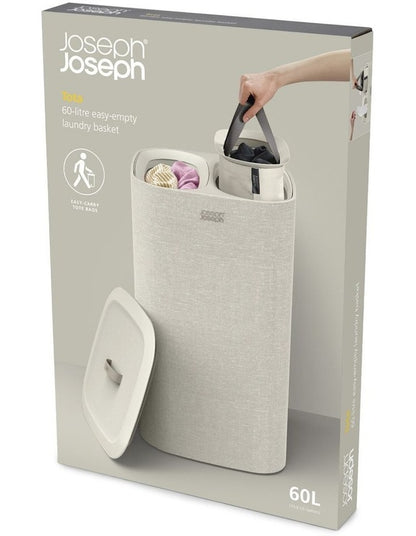 Tota Laundry Basket 60L in Ecru