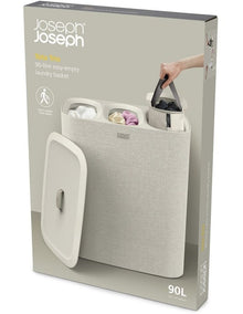 Tota Trio Laundry Basket 90L in Ecru