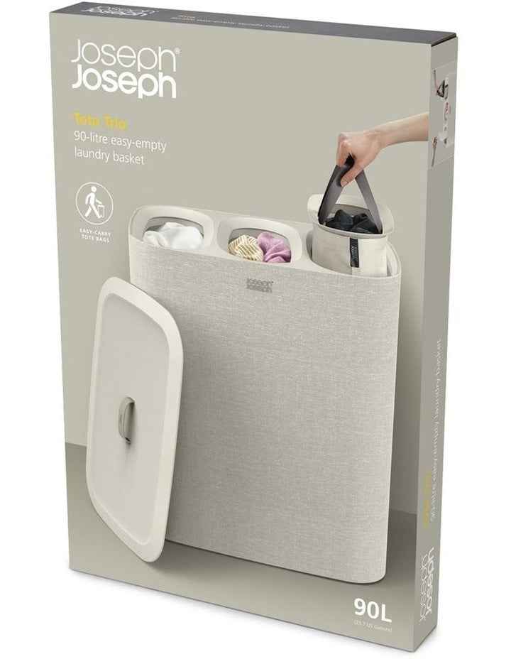 Tota Trio Laundry Basket 90L in Ecru