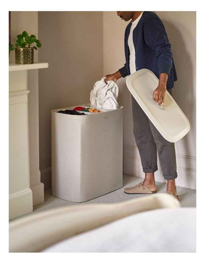 Tota Trio Laundry Basket 90L in Ecru