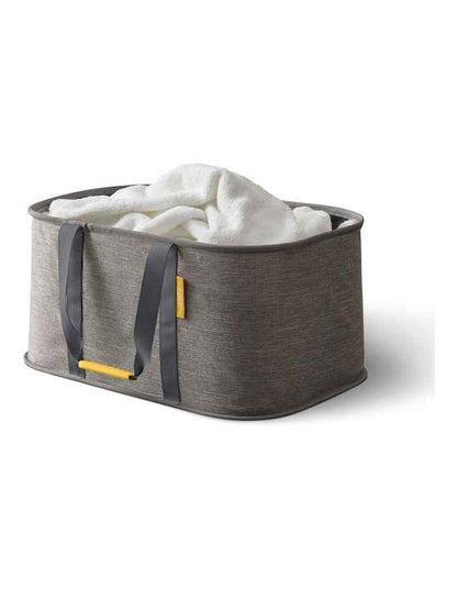 Hold-All Collapsible Laundry Basket in Grey