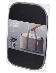 Hold-All Collapsible Laundry Basket in Grey