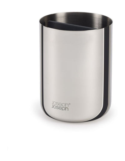 Easy Store Luxe Toothbrush Caddy in Steel