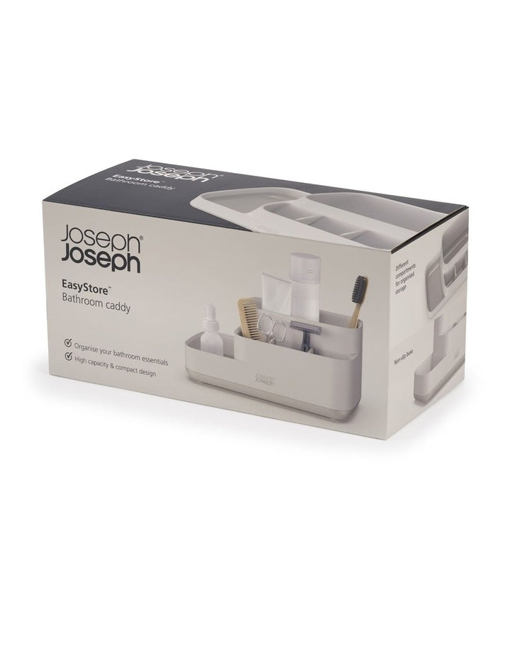 Easy Store Bathroom Caddy in Ecru