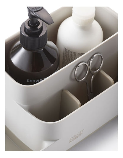 Easy Store Bathroom Caddy in Ecru