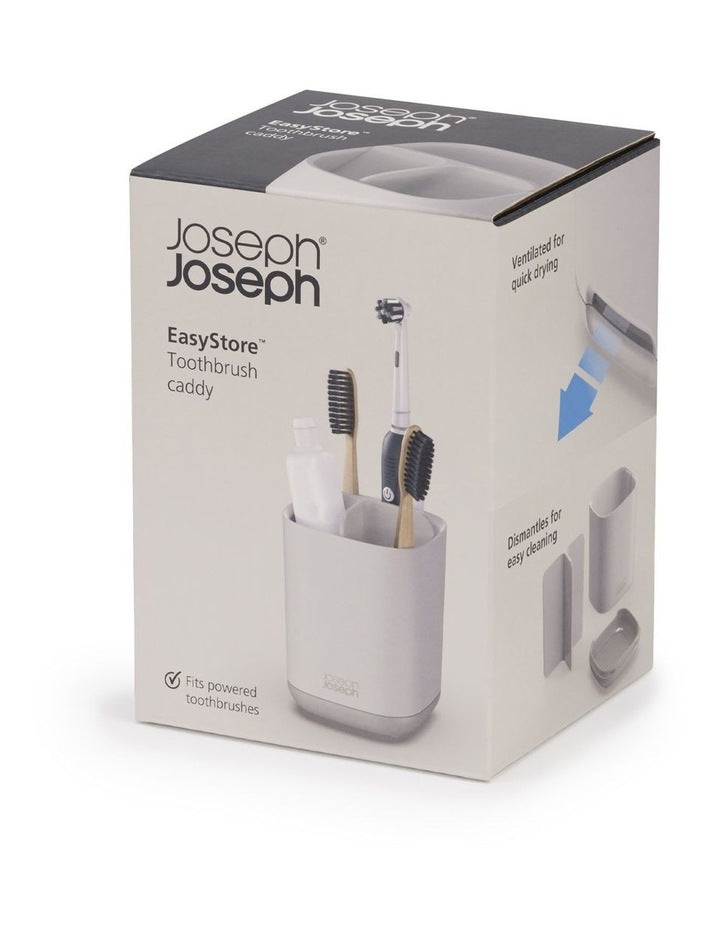 EasyStore Toothbrush Caddy in Ecru