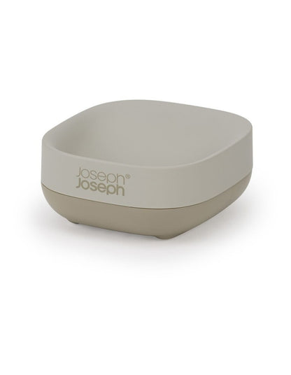 Slim Compact Soap Dish in Ecru