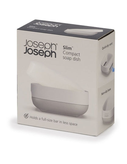 Slim Compact Soap Dish in Ecru