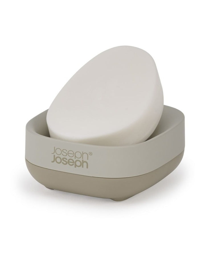 Slim Compact Soap Dish in Ecru