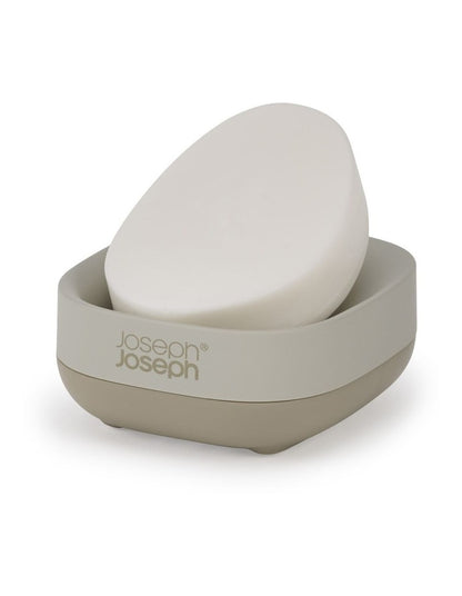 Slim Compact Soap Dish in Ecru