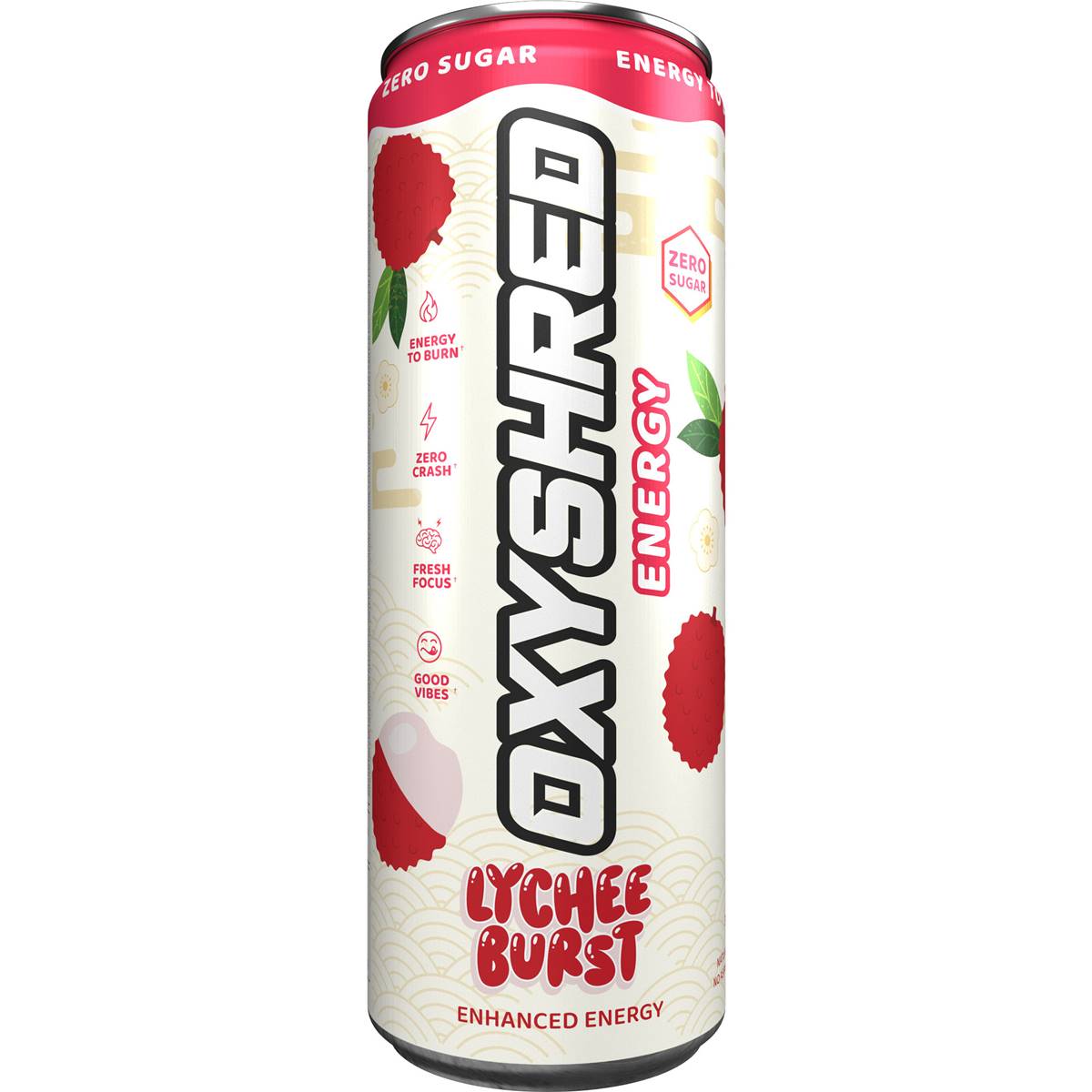 OxyShred Energy Drink Lychee Burst 355mL