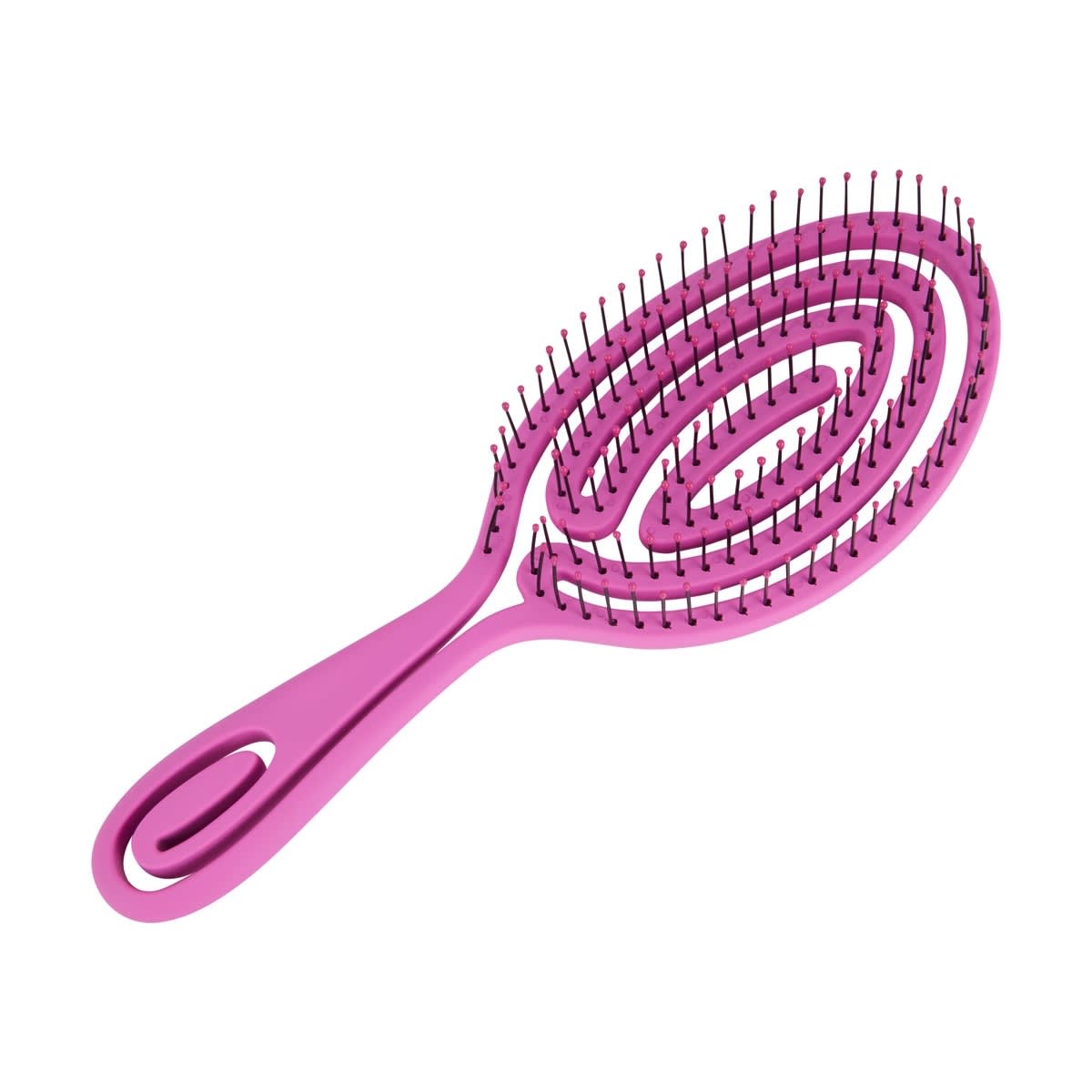 OXX Haircare Styling Flexible Paddle Brush - Pink