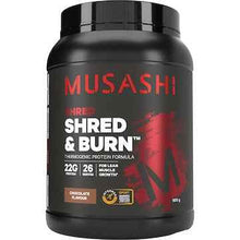 Musashi Shred & Burn Chocolate Milkshake Protein Powder 900g