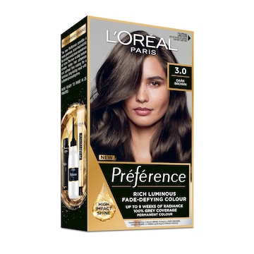 L'Oreal Paris Preference Hair Colour 3 Dark Brown each