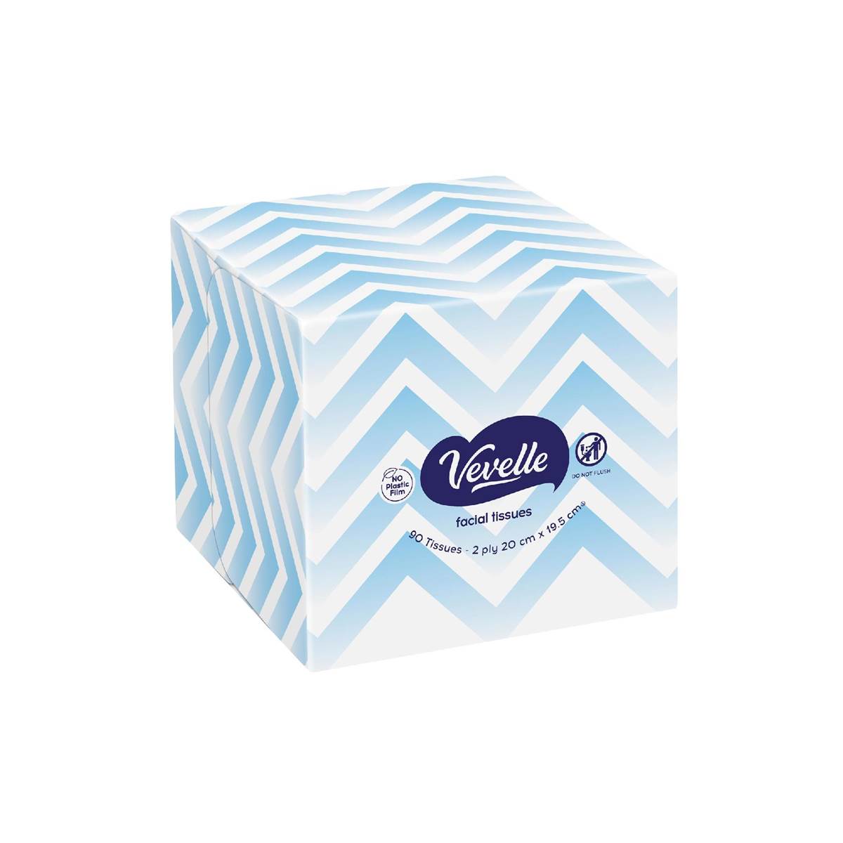Vevelle Facial Tissue 2ply 90 pack