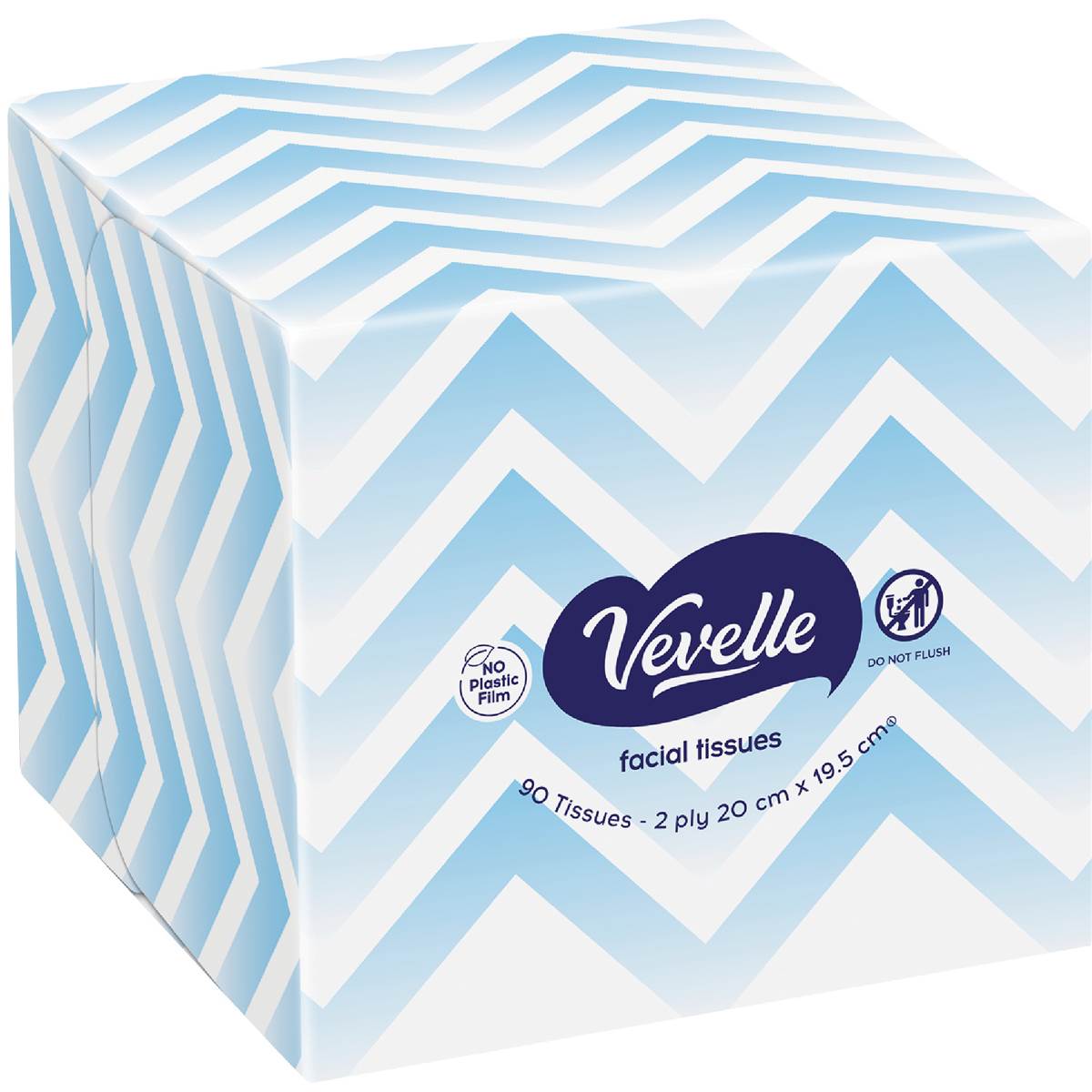Vevelle Facial Tissue 2ply 90 pack