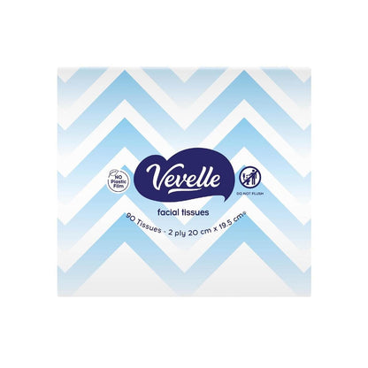 Vevelle Facial Tissue 2ply 90 pack