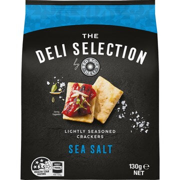 Red Rock Deli Selection Crackers Sea Salt 130g