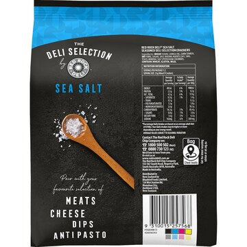 Red Rock Deli Selection Crackers Sea Salt 130g