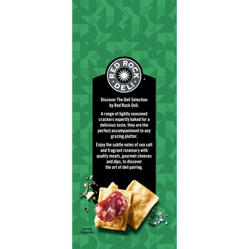 Red Rock Deli Selection Crackers Sea Salt & Rosemary 130g