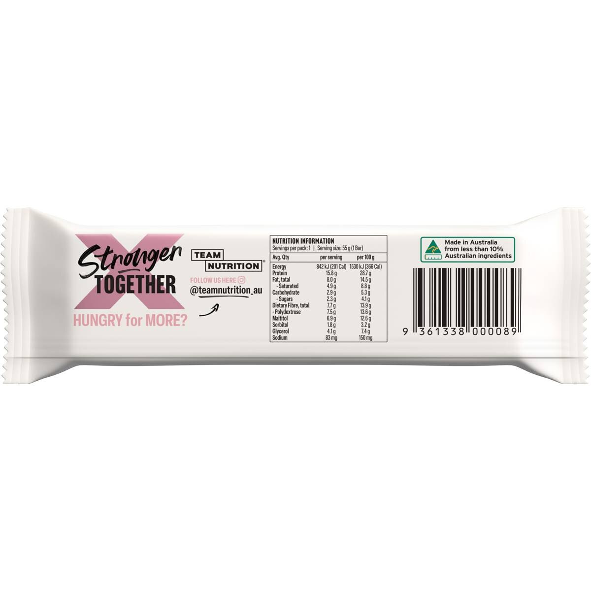 Team Nutrition Protein Snack Bar Strawberry Cream 55g