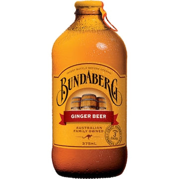 Bundaberg Ginger Beer 375mL x 4 pack