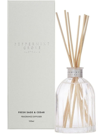 Fresh Sage and Cedar Mini Fragrance Diffuser 100ml