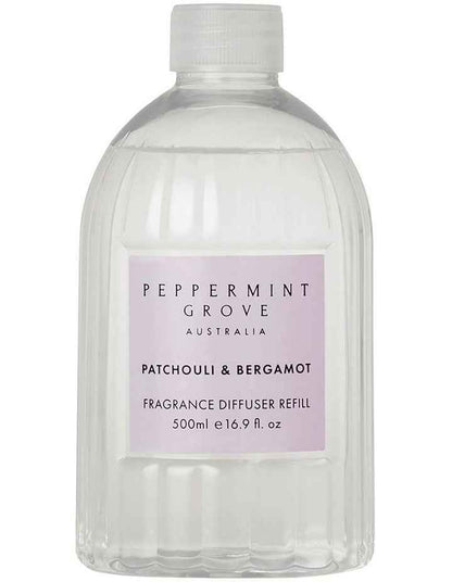 Patchouli and Bergamot Fragrance Diffuser Refill 500ml