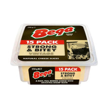 BEGA CHEESE SLICES STRONG & BITEY VINTAGE 250G