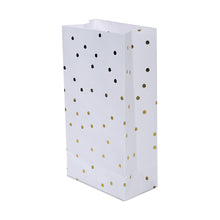 8 Piece Gold Foil Dot Loot Bags