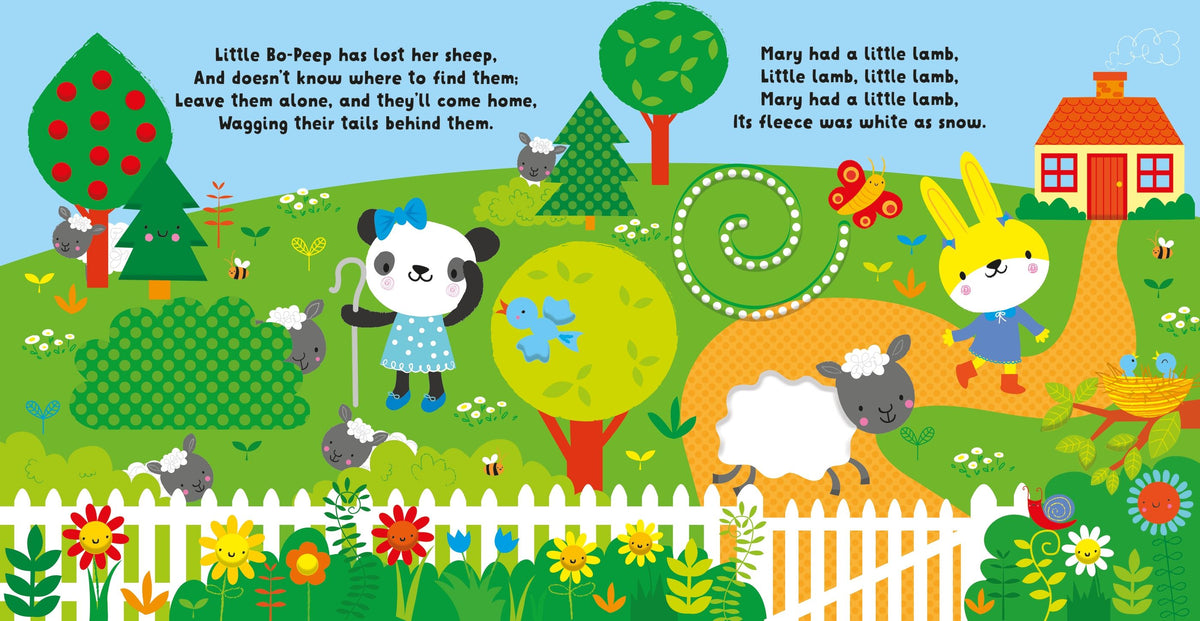 Baby’s Very First Nursery Rhymes Playbook (Board Book) by Fiona Watt Kids Interactive Sound Book