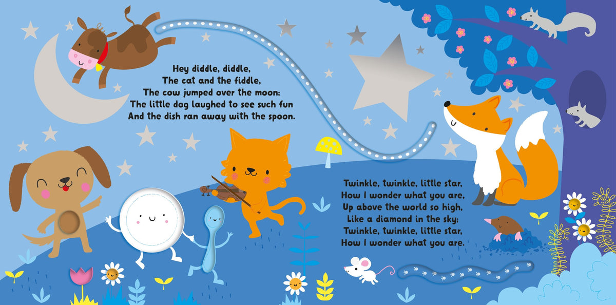 Baby’s Very First Nursery Rhymes Playbook (Board Book) by Fiona Watt Kids Interactive Sound Book