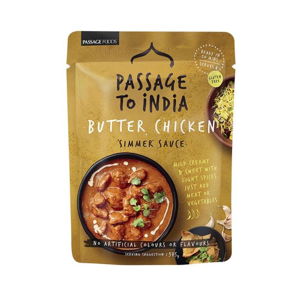 PASSAGE TO INDIA BUTTER CHICKEN SIMMER SAUCE 375G
