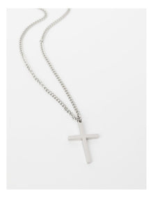 Cross Necklace in Silver