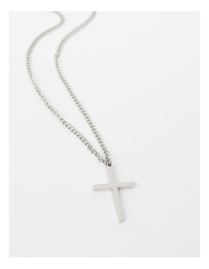 Cross Necklace in Silver