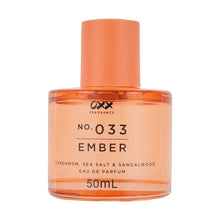 OXX Fragrance No. 033 Ember Eau De Parfum - Cardamom, Sea Salt and Sandalwood
