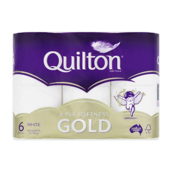 4 Ply White Gold Toilet Paper