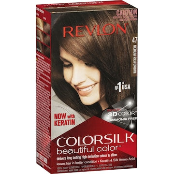Revlon Colorsilk Beautiful Color 47 Medium Rich Brown each