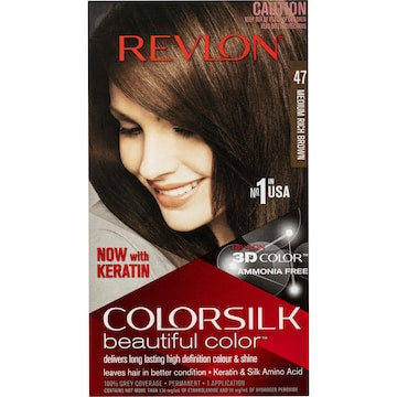 Revlon Colorsilk Beautiful Color 47 Medium Rich Brown each