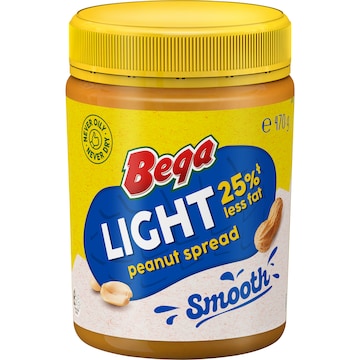 Bega Light Peanut Butter Smooth 470g