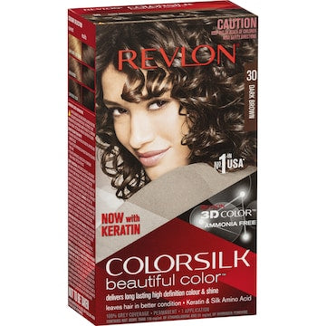 Revlon Colorsilk Beautiful Color 30 Dark Brown each