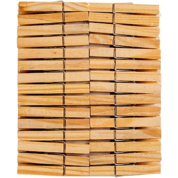 Clean Wooden Peg 60 Pack