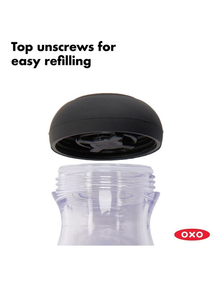 Good Grips Soap Dispensing Palm Brush in Black