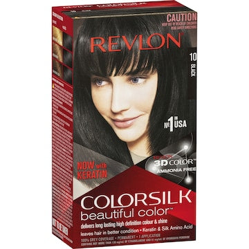 Revlon Colorsilk Beautiful Color 10 Black each