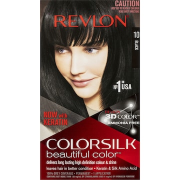 Revlon Colorsilk Beautiful Color 10 Black each