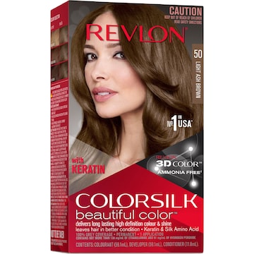 Revlon Colorsilk Beautiful Color 50 Light Ash Brown each