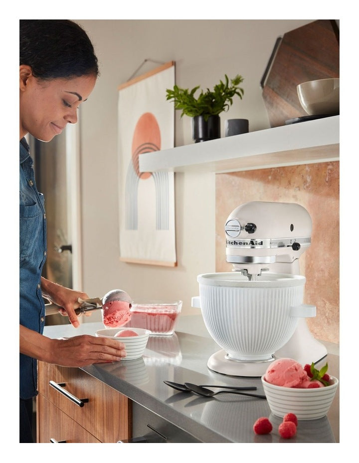 Ice Cream Maker Attachment in White 5KSMICM